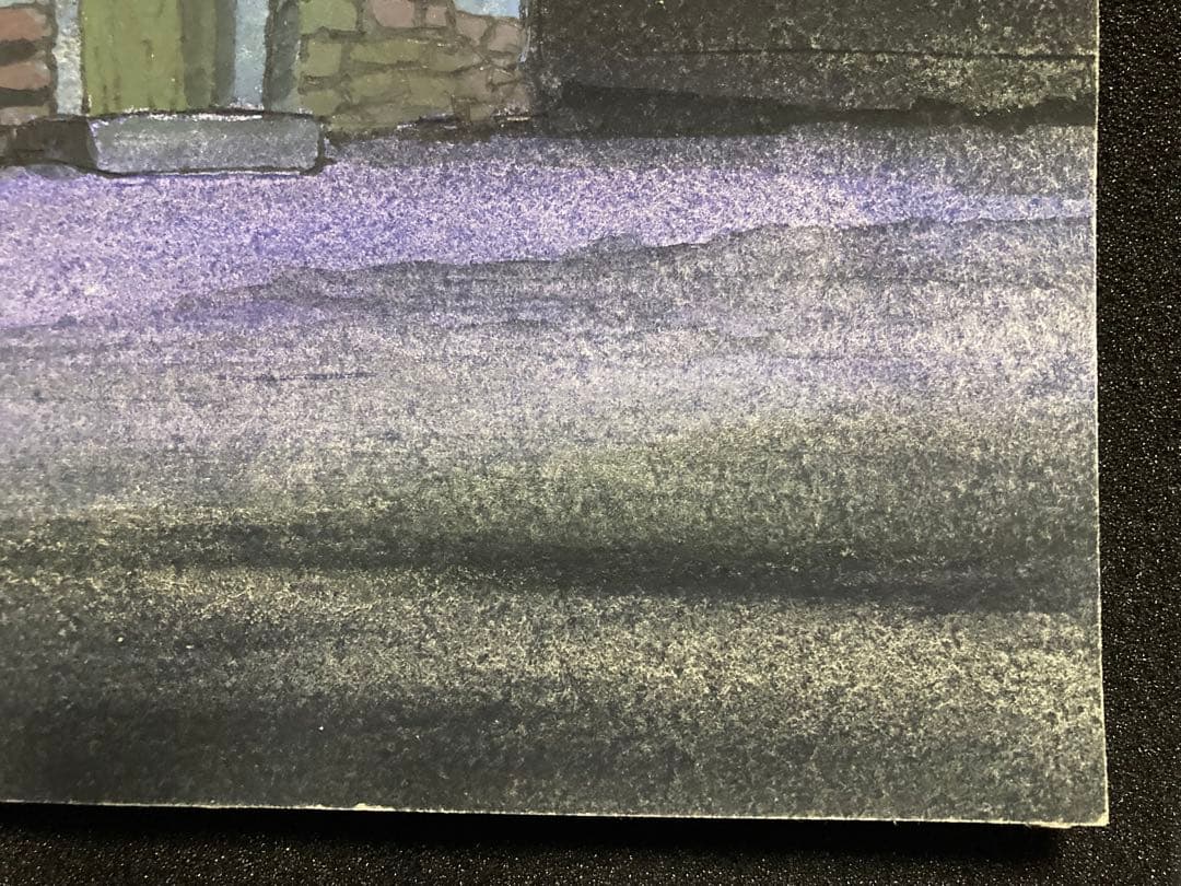 激レア ピコリーノの冒険 ピコリーノの家(夜) 背景 直筆 日本アニメーション