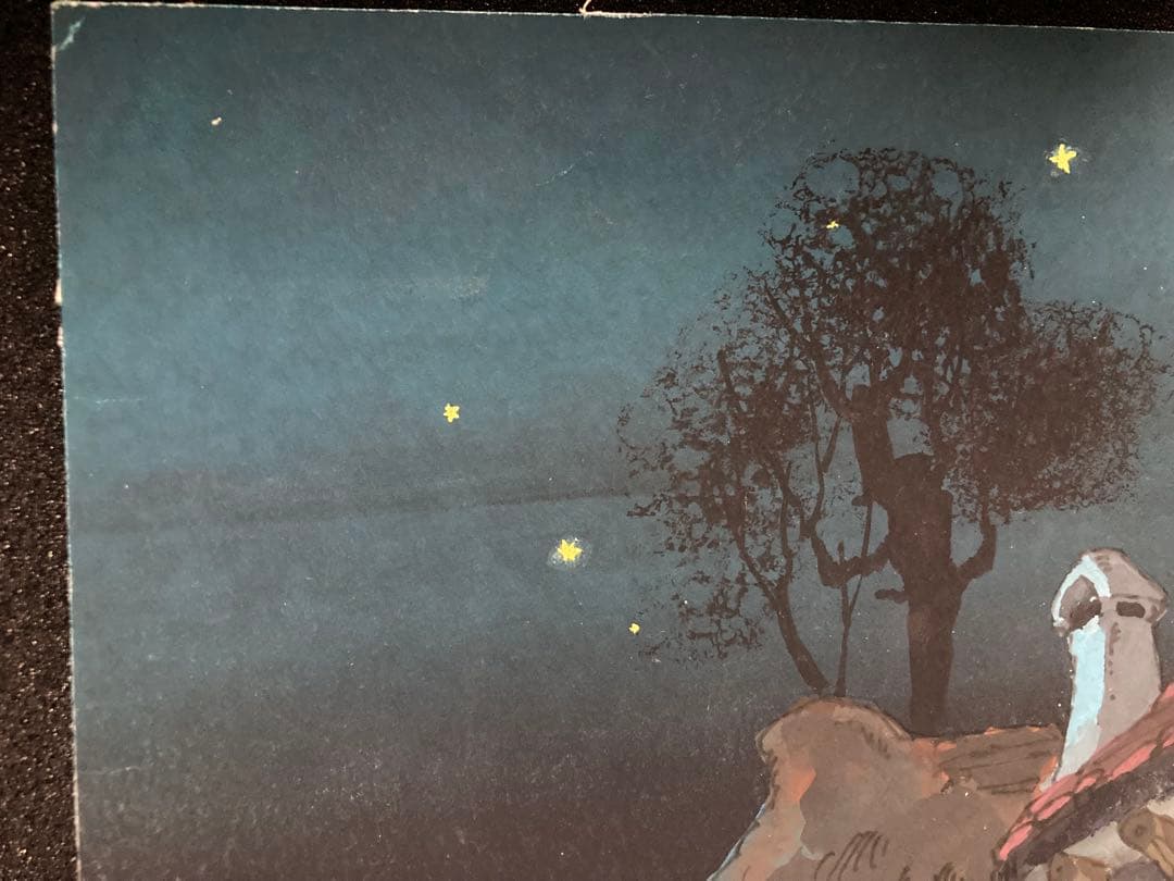 激レア ピコリーノの冒険 ピコリーノの家(夜) 背景 直筆 日本アニメーション