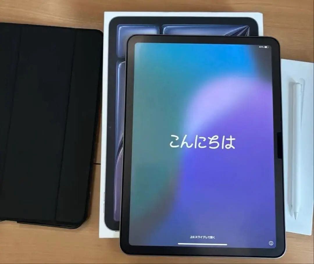 バッテリー100% iPad Air M2 & Apple Pencil Pro