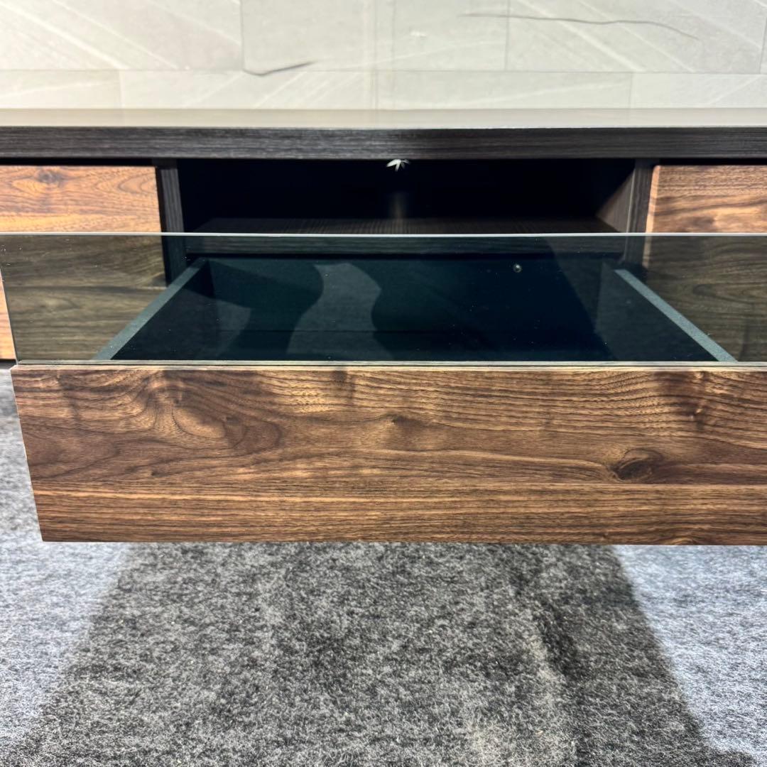 テレビボード 180cm 大型 テレビ台 国産 完成品 茶色 d5408