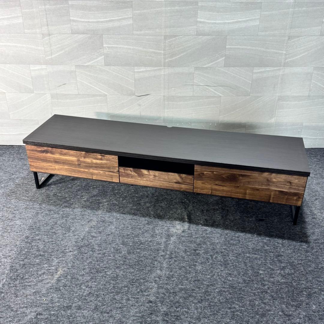 テレビボード 180cm 大型 テレビ台 国産 完成品 茶色 d5408