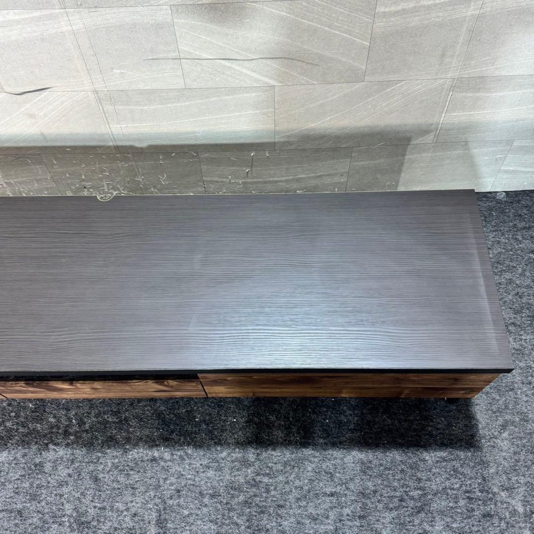 テレビボード 180cm 大型 テレビ台 国産 完成品 茶色 d5408