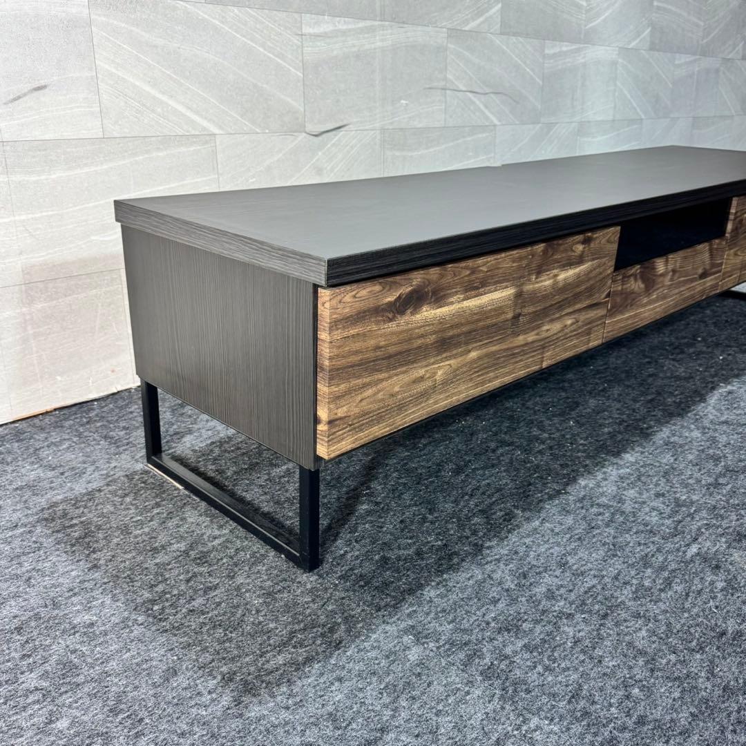 テレビボード 180cm 大型 テレビ台 国産 完成品 茶色 d5408
