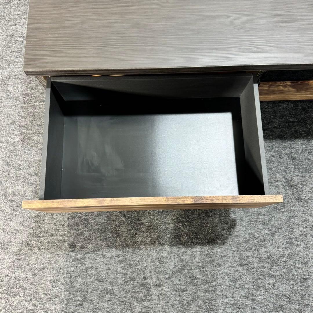 テレビボード 180cm 大型 テレビ台 国産 完成品 茶色 d5408