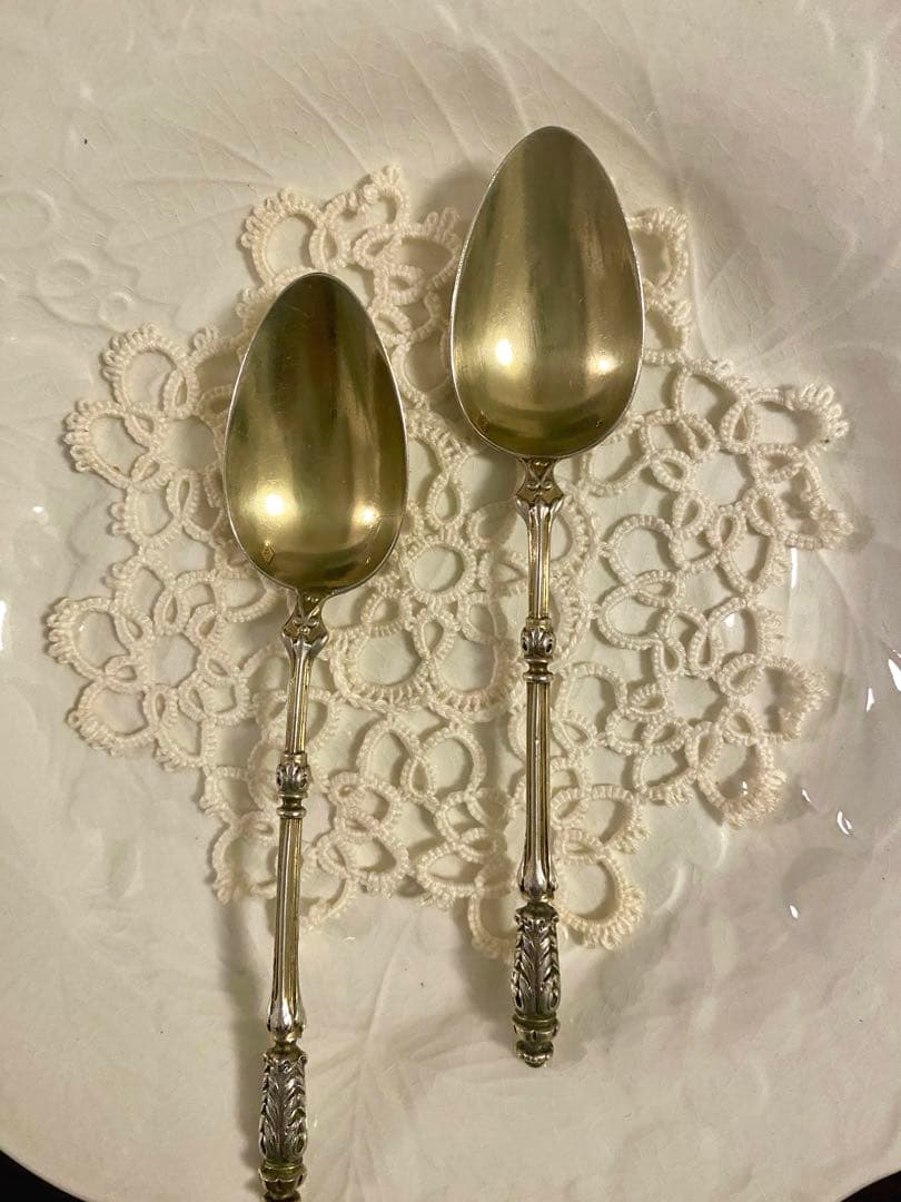 【1800年代後半】希少 アンティークティースプーン　パリ　蚤の市