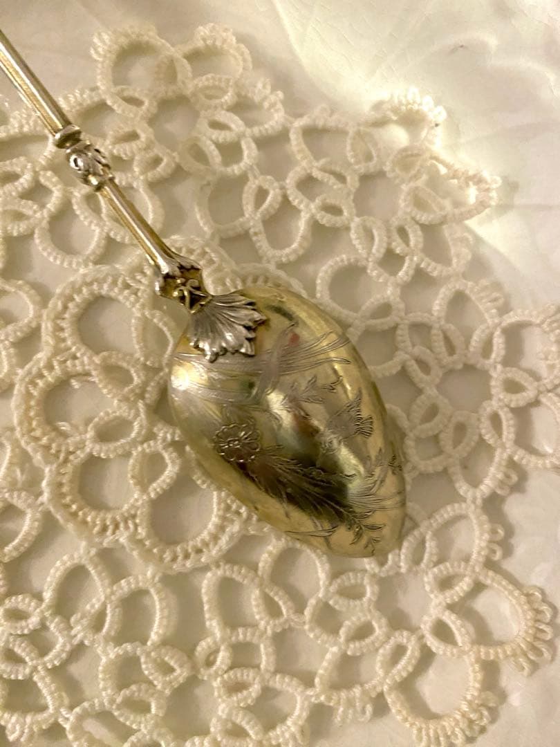 【1800年代後半】希少 アンティークティースプーン　パリ　蚤の市