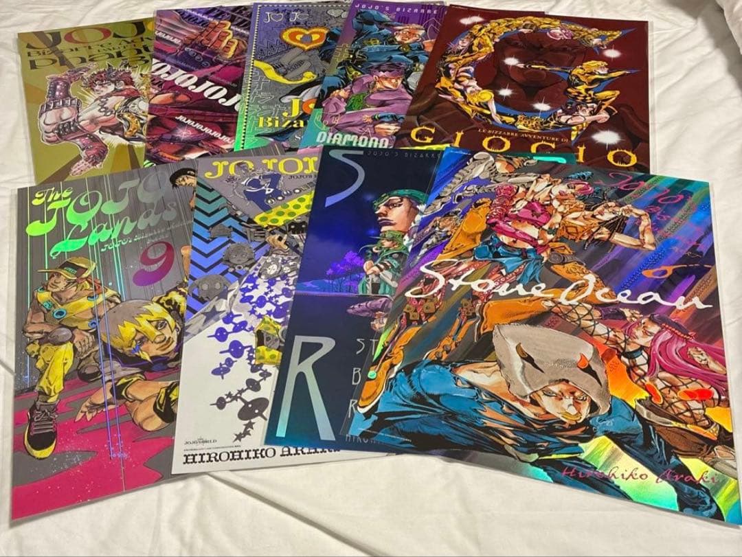 ジョジョの奇妙な冒険　B3オーロラポスター　9枚セット　ジョジョワールド