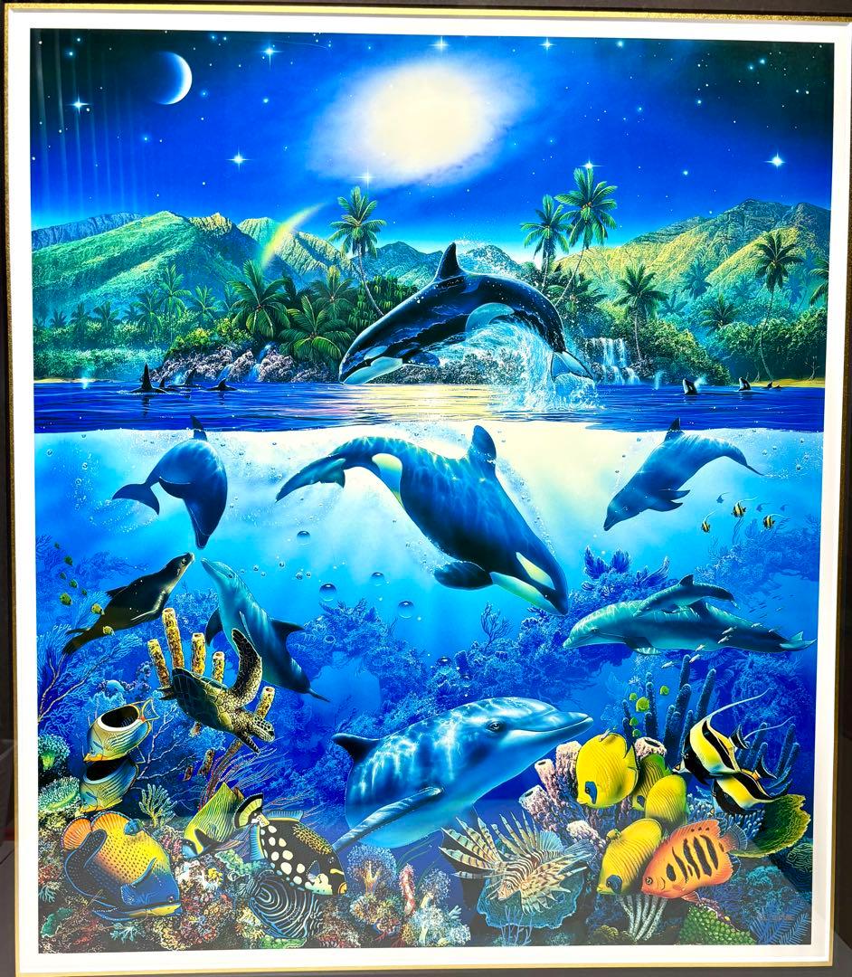 #クリスチャン・リース・ラッセン 『レインボーシー』20/200直筆サイン入り