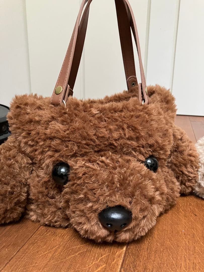 トイプードル　カートバッグ　ハンドメイド品。 よよよ、。