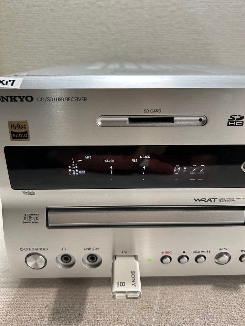 X17 整備ONKYO NFR-7TX ハイレゾCD/SD/USBレシーバー
