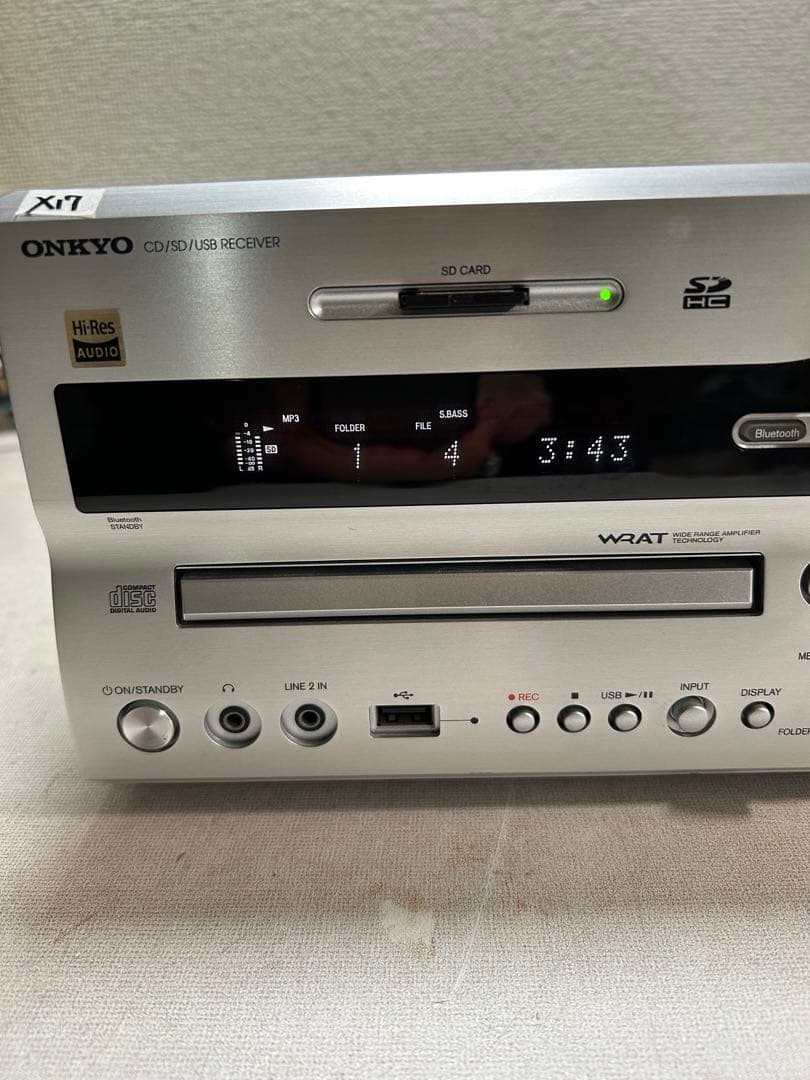 X17 整備ONKYO NFR-7TX ハイレゾCD/SD/USBレシーバー