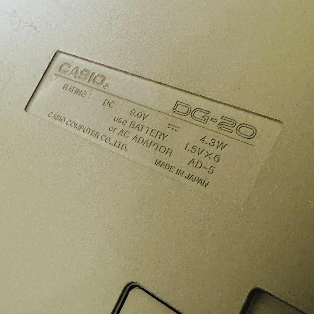 tc01 CASIO DIGITALGUITAR DG-20 本体