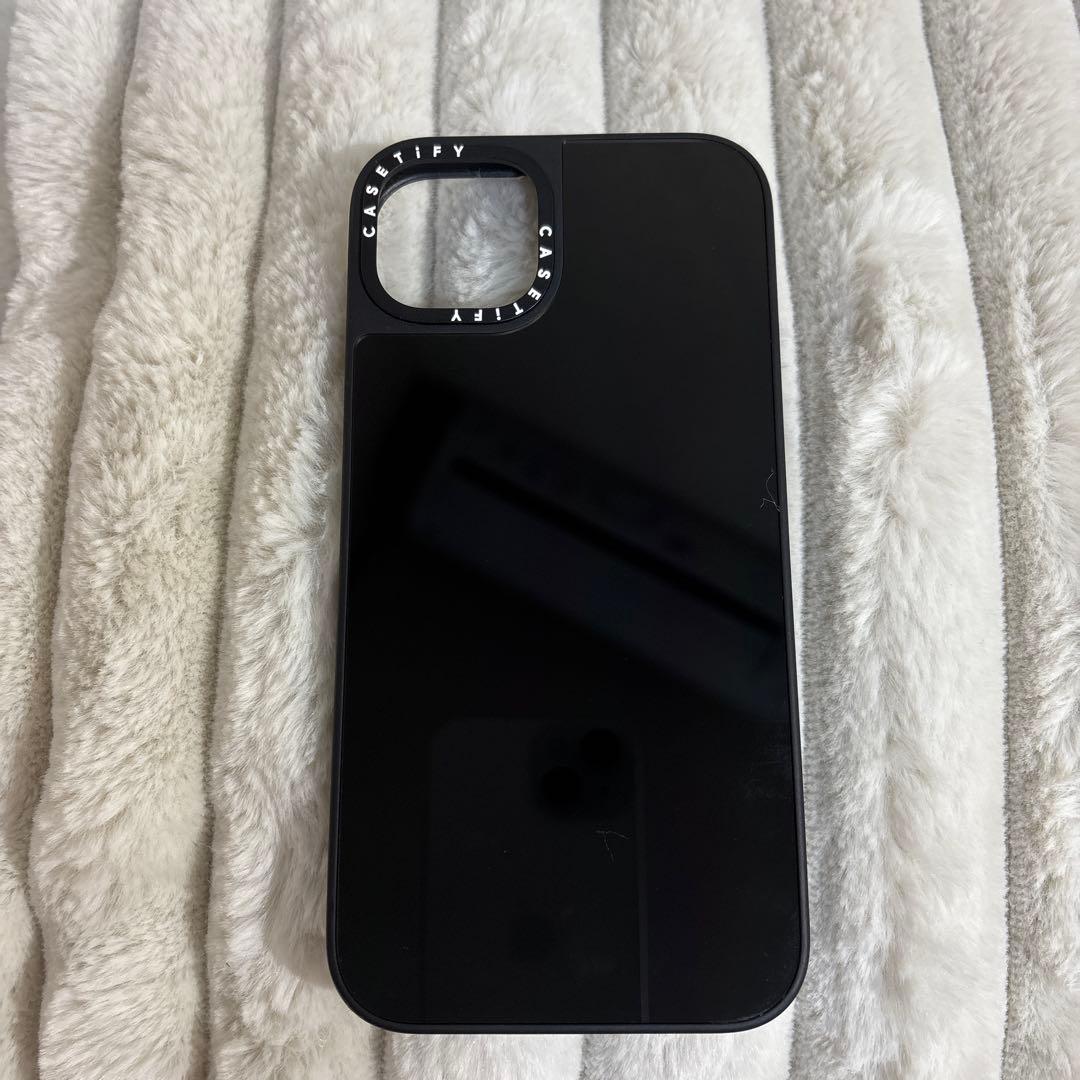 Casetify iphone15Plus ブラックミラーケース