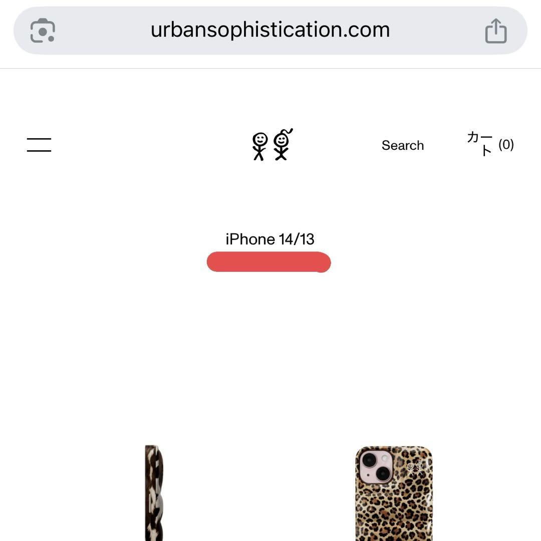 iPhoneアクセサリー urban sophistication iPhone 13/14/15