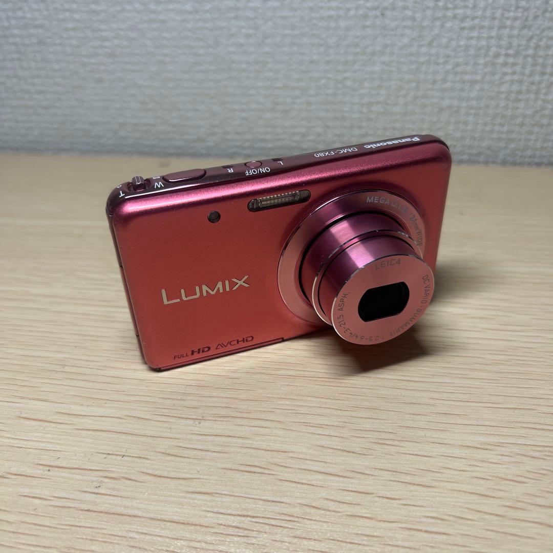 Panasonic パナソニック LUMIX DMC-FX80 ピンク色