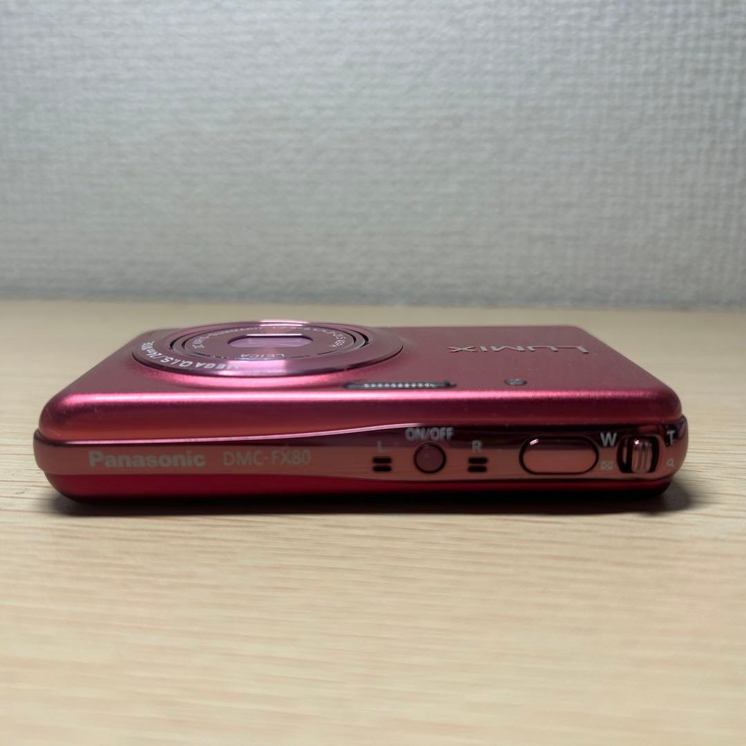 Panasonic パナソニック LUMIX DMC-FX80 ピンク色