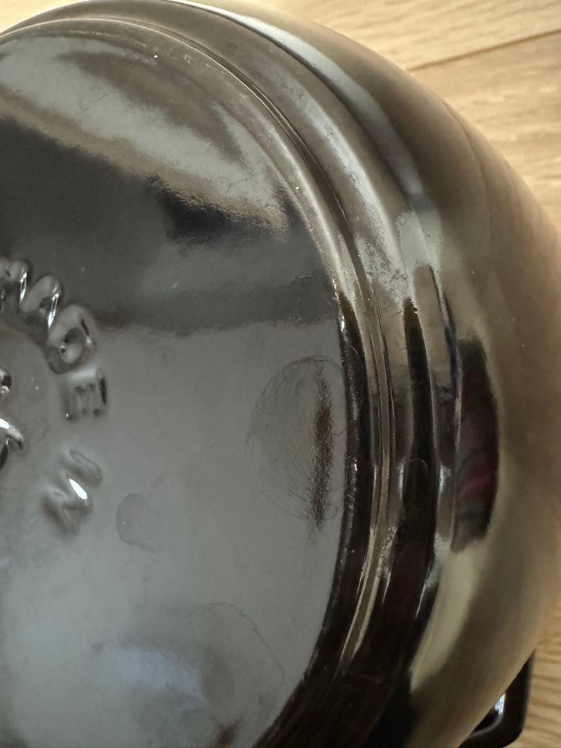 STAUBストウブ ラ ココット de GOHAN 黒　M 16cm