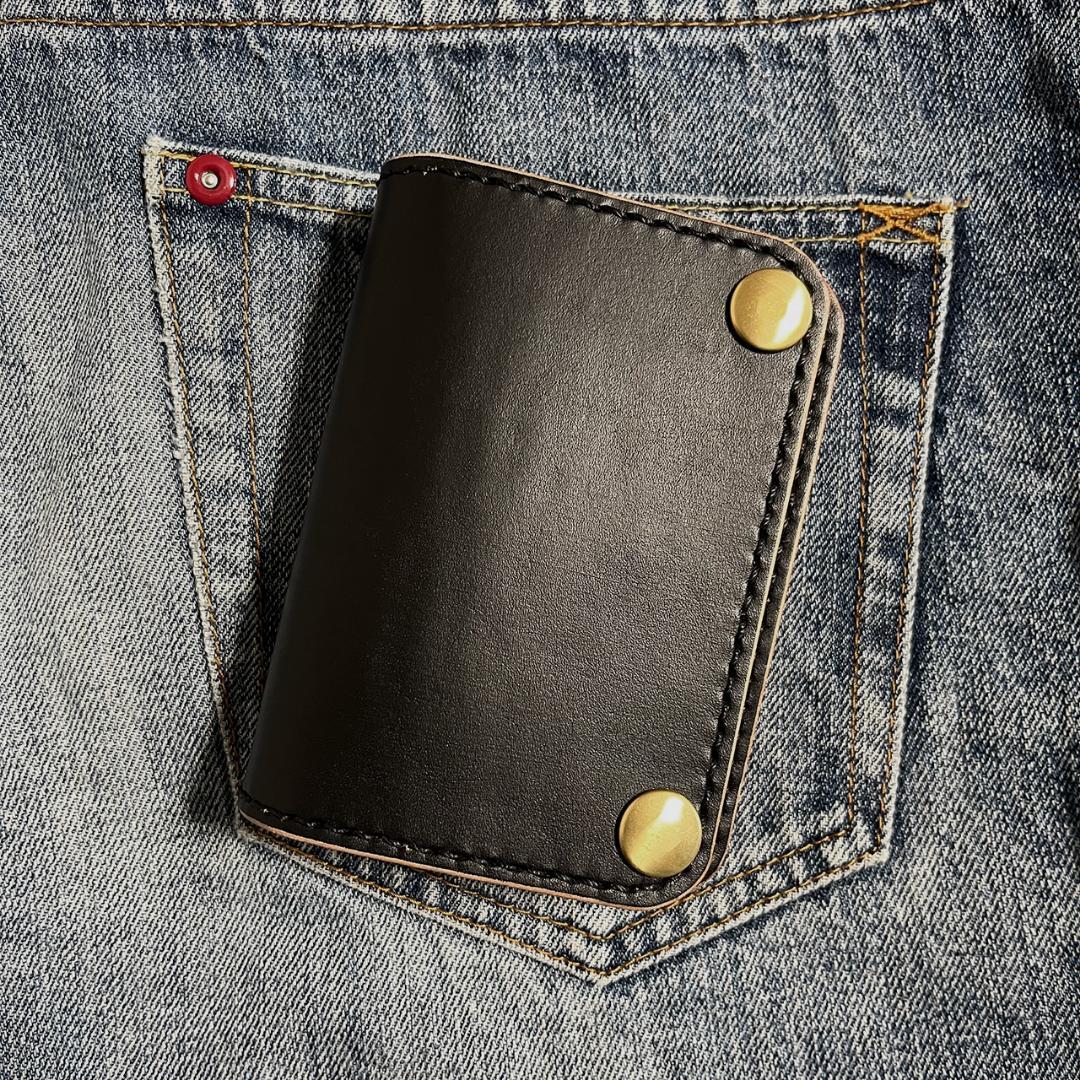 トラッカーウォレット ショートトラッカーウォレット 国産牛革 茶芯 #346