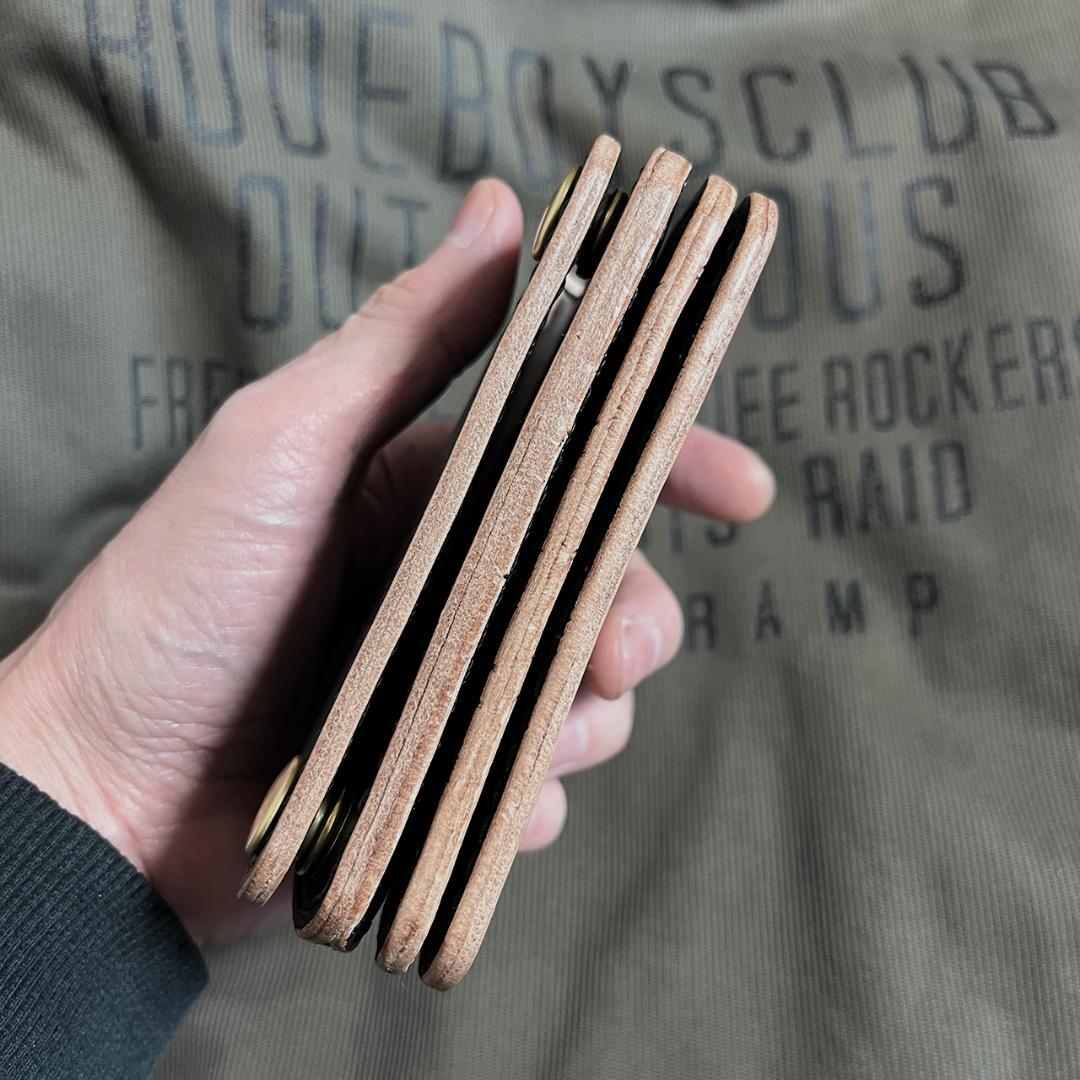 トラッカーウォレット ショートトラッカーウォレット 国産牛革 茶芯 #346