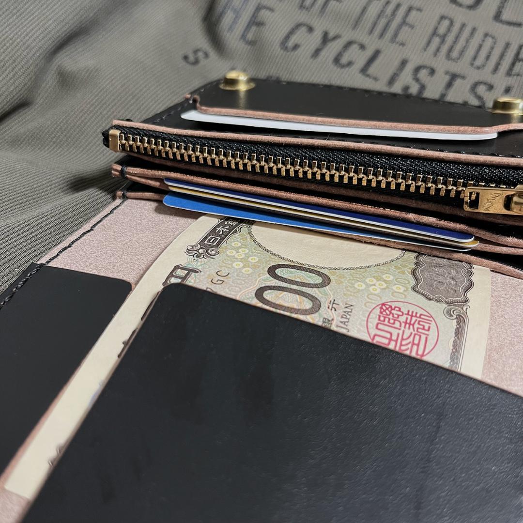 トラッカーウォレット ショートトラッカーウォレット 国産牛革 茶芯 #346