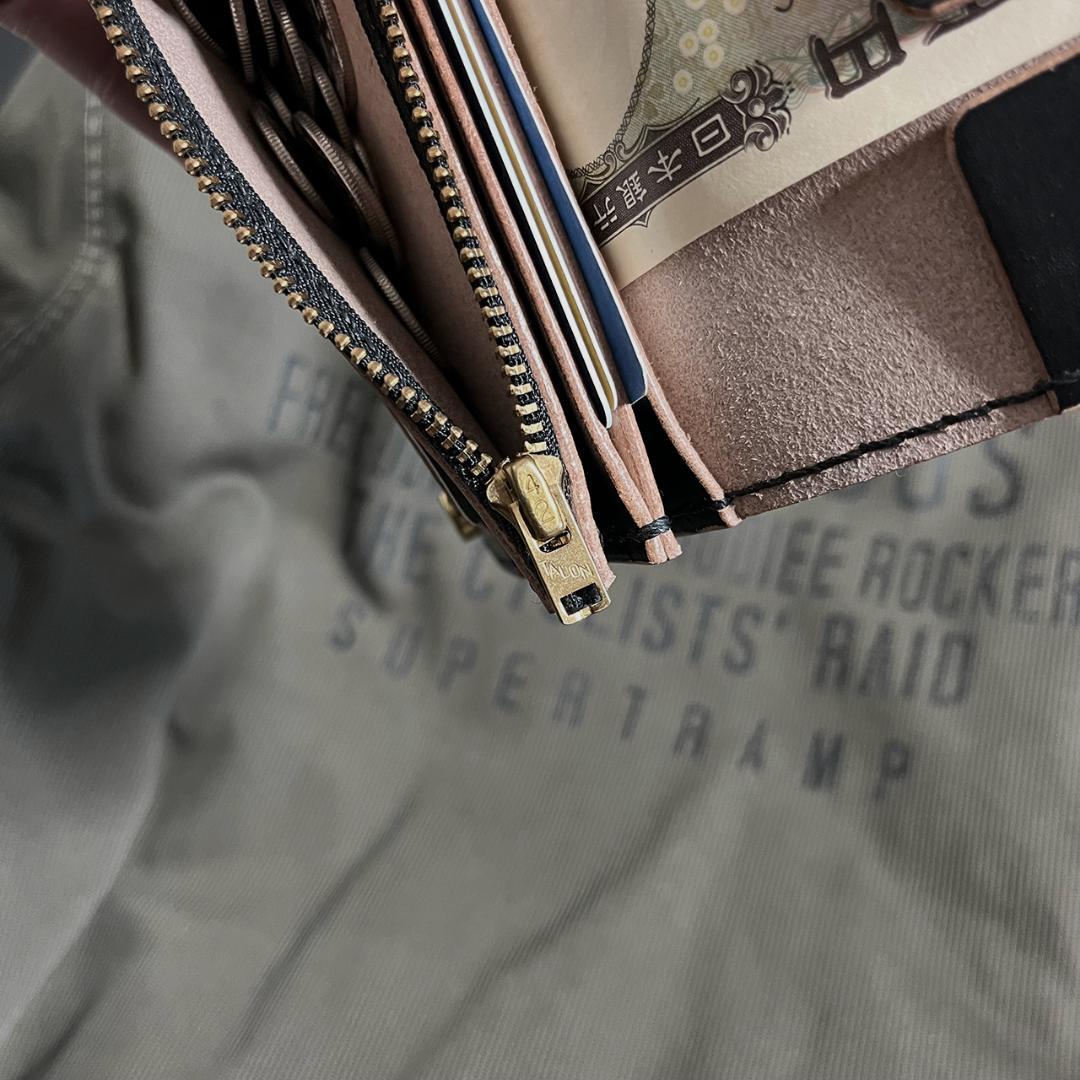 トラッカーウォレット ショートトラッカーウォレット 国産牛革 茶芯 #346