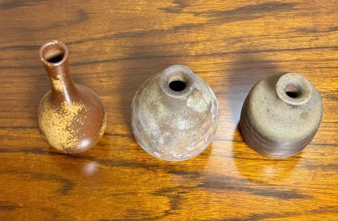 新品未使用 備前焼 花入れ 花瓶 骨董品 アンティーク 焼物 和室 日本 陶芸