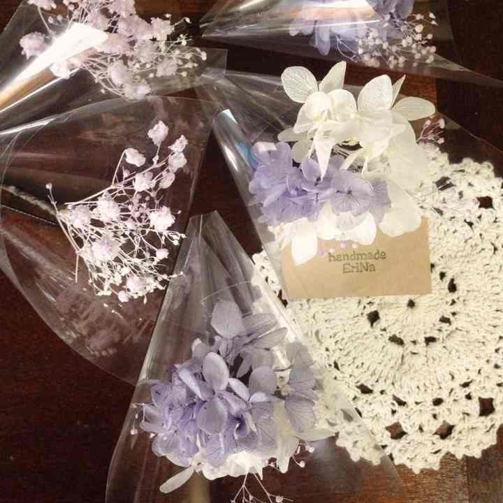 1600円 本物花 パープル 髪飾り 卒業 入学 ブライダル ウエディング