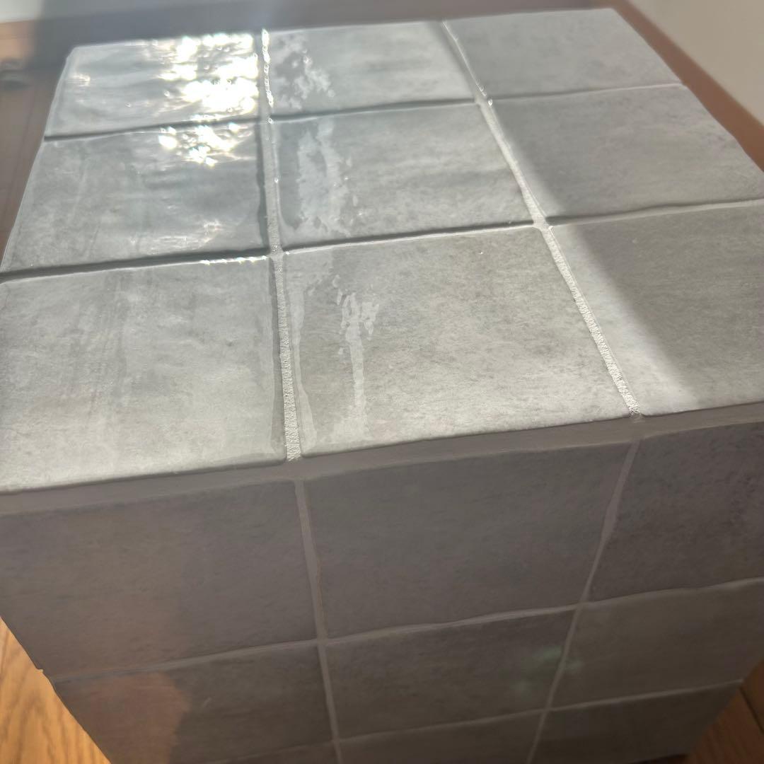 【今週限定値下げ】タイルキューブ サイドテーブル オブジェ タイル雑貨