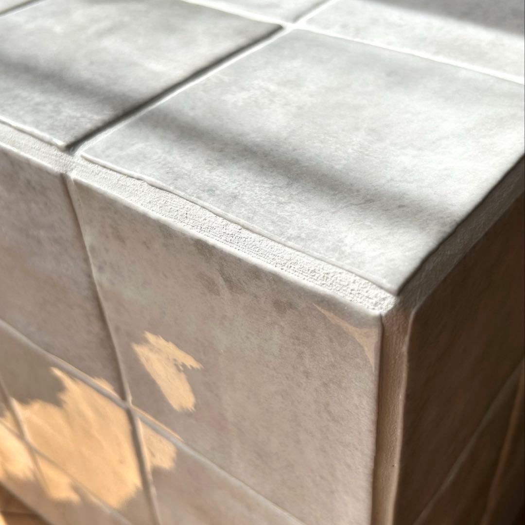 【今週限定値下げ】タイルキューブ サイドテーブル オブジェ タイル雑貨