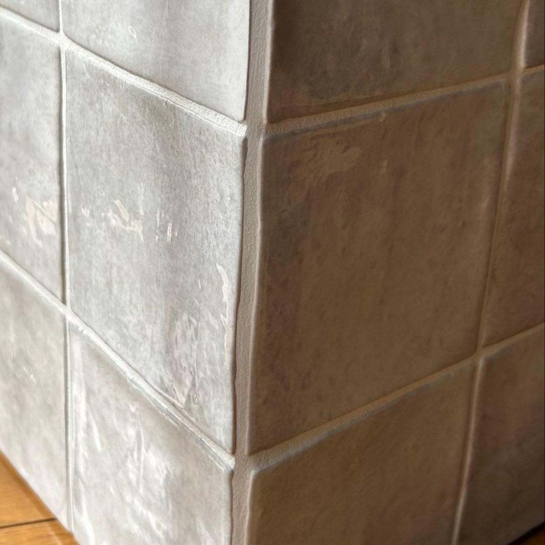 【今週限定値下げ】タイルキューブ サイドテーブル オブジェ タイル雑貨