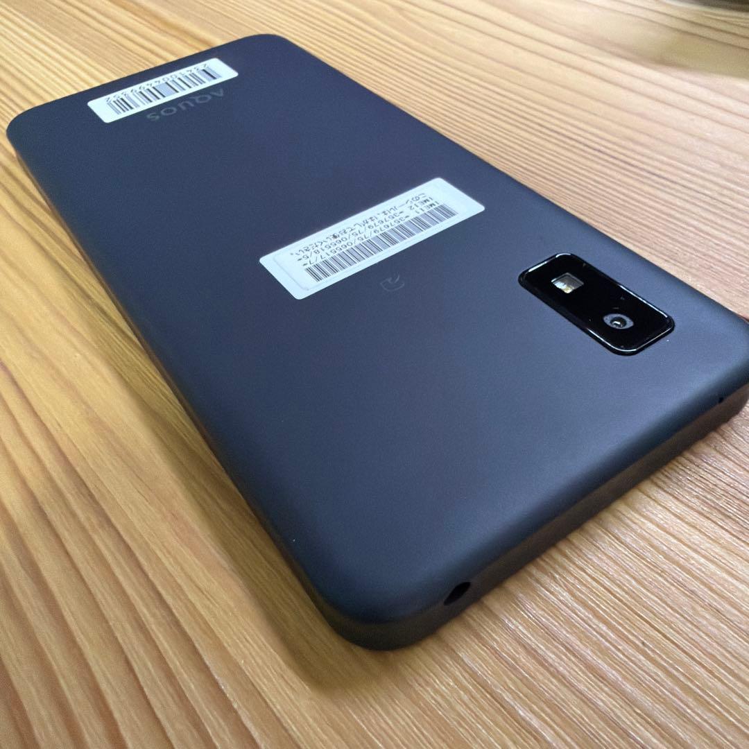 SHARP AQUOS wish3 ブラック アクオス　シャープ　ウィッシュ