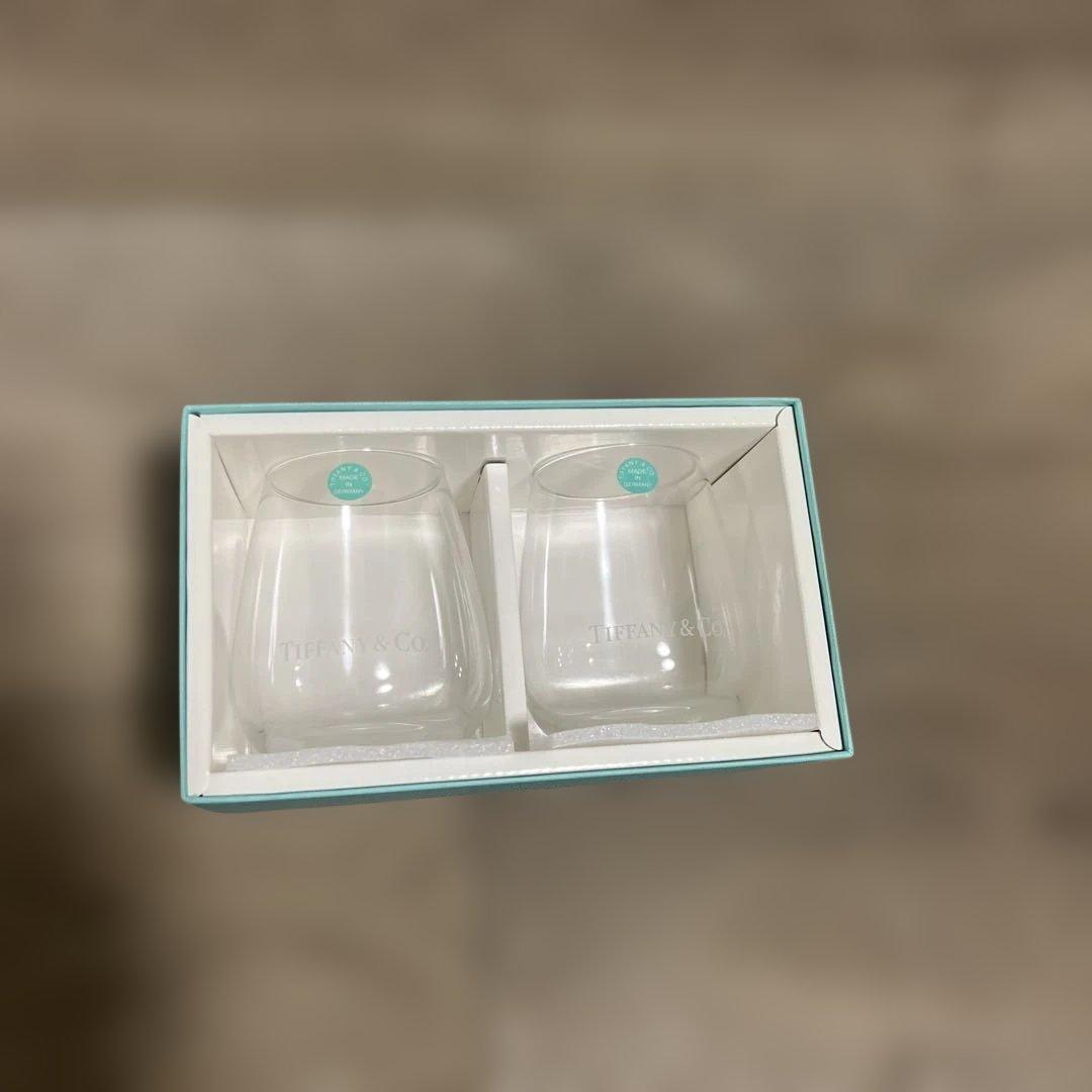 未使用　Tiffany & Co. ロックグラス2個セット