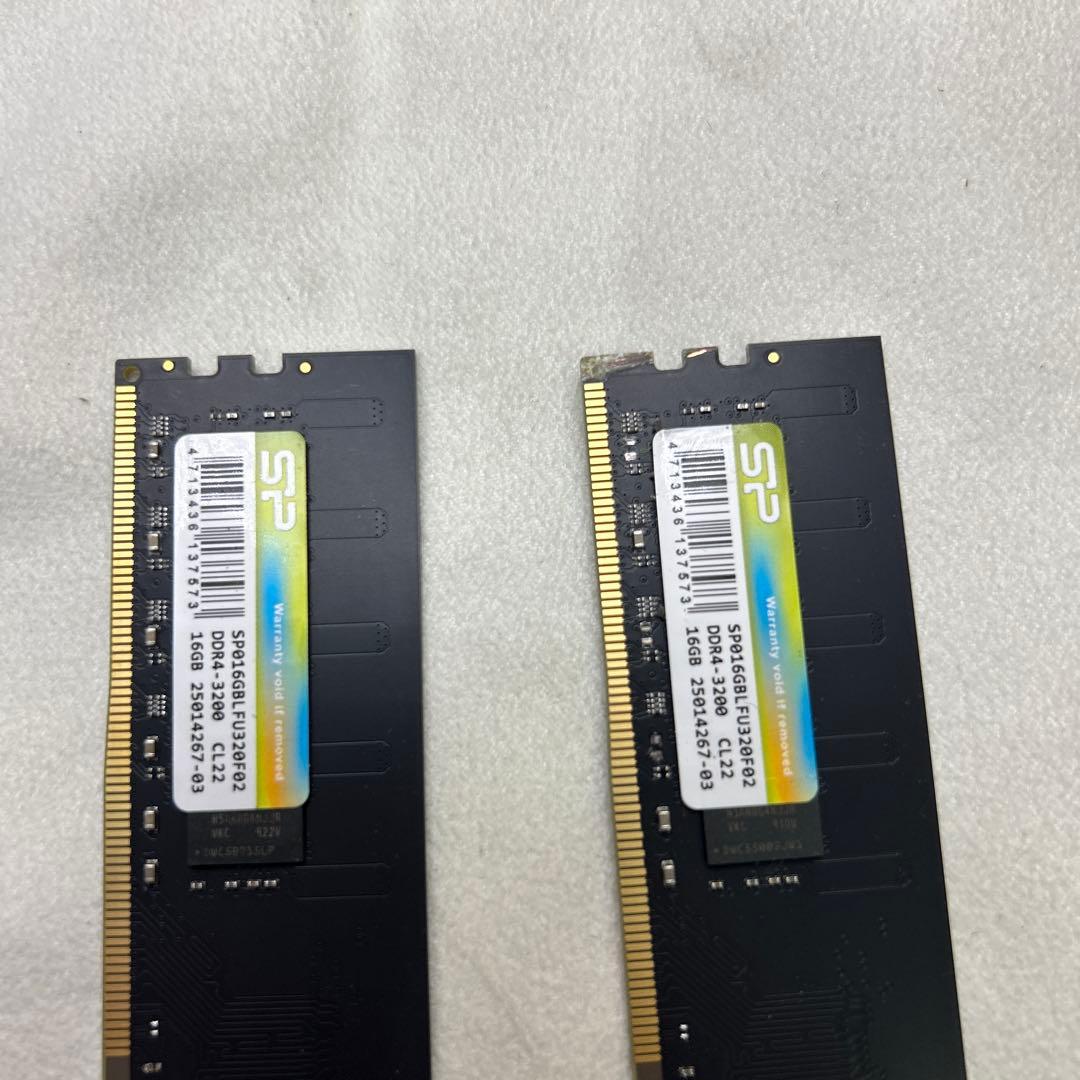 訳あり　シリコンパワー　DDR4 3200 16GB x 2枚