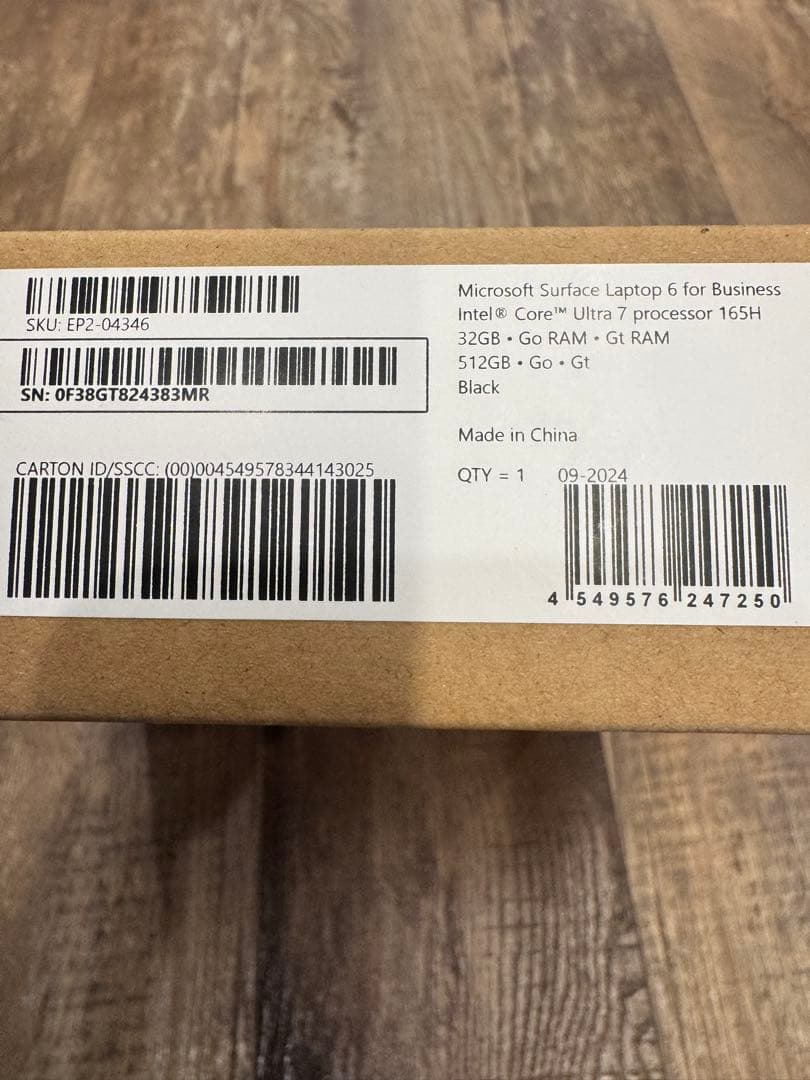 【ほぼ未使用】Microsoft Surface Laptop 6 15インチ
