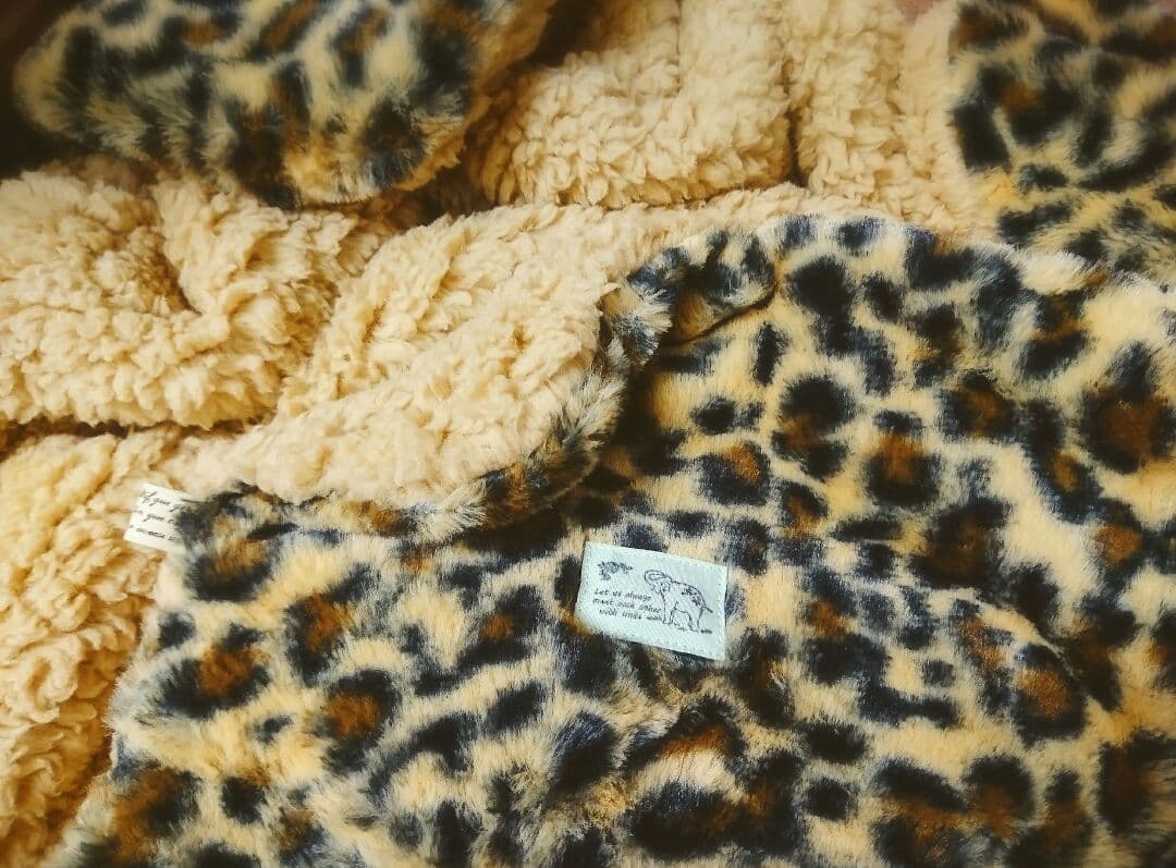 専用❤みかん❤柔っふわ…Ｗボア☆特大ブランケット❤レオパード