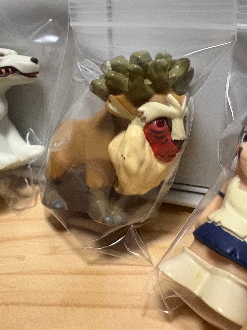 ジブリ もののけ姫 指人形 5体セット廃盤レア品