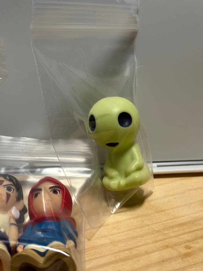 ジブリ もののけ姫 指人形 5体セット廃盤レア品