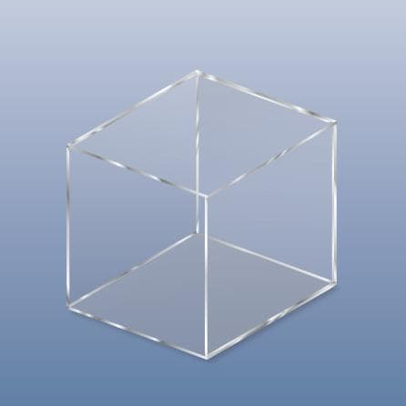 アクリルカラーボックス　10台セット W206×H80×D121