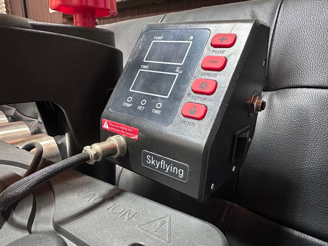 Skyflying アイロンプリント機 デジタル表示