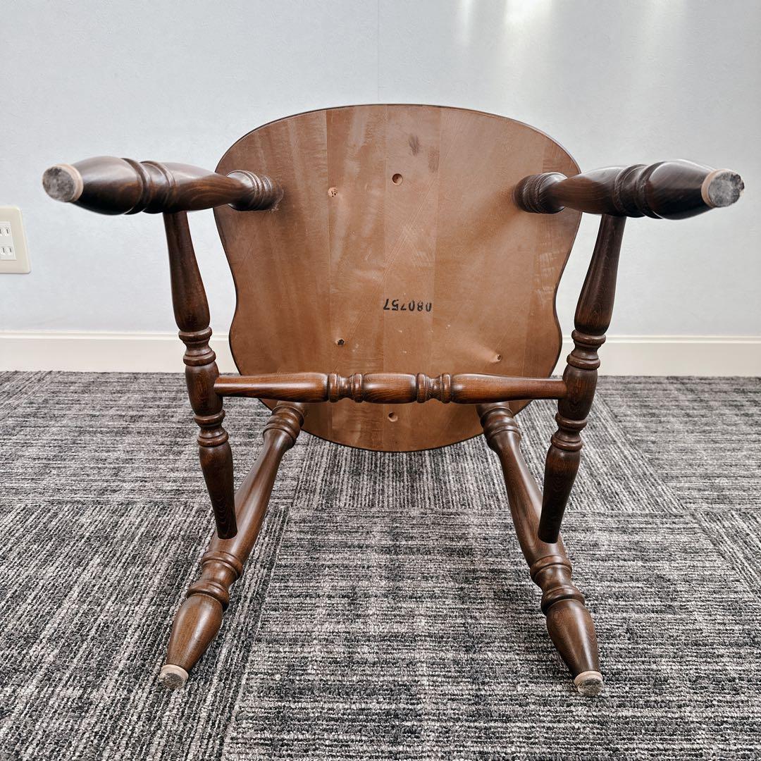 美品 飛騨産業 キツツキ ウィンザーチェア 椅子 ダイニングチェア 木製