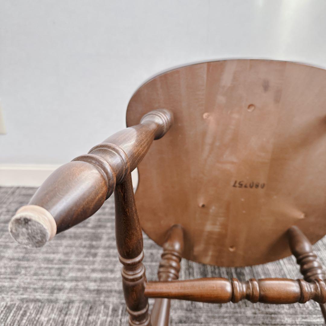 美品 飛騨産業 キツツキ ウィンザーチェア 椅子 ダイニングチェア 木製