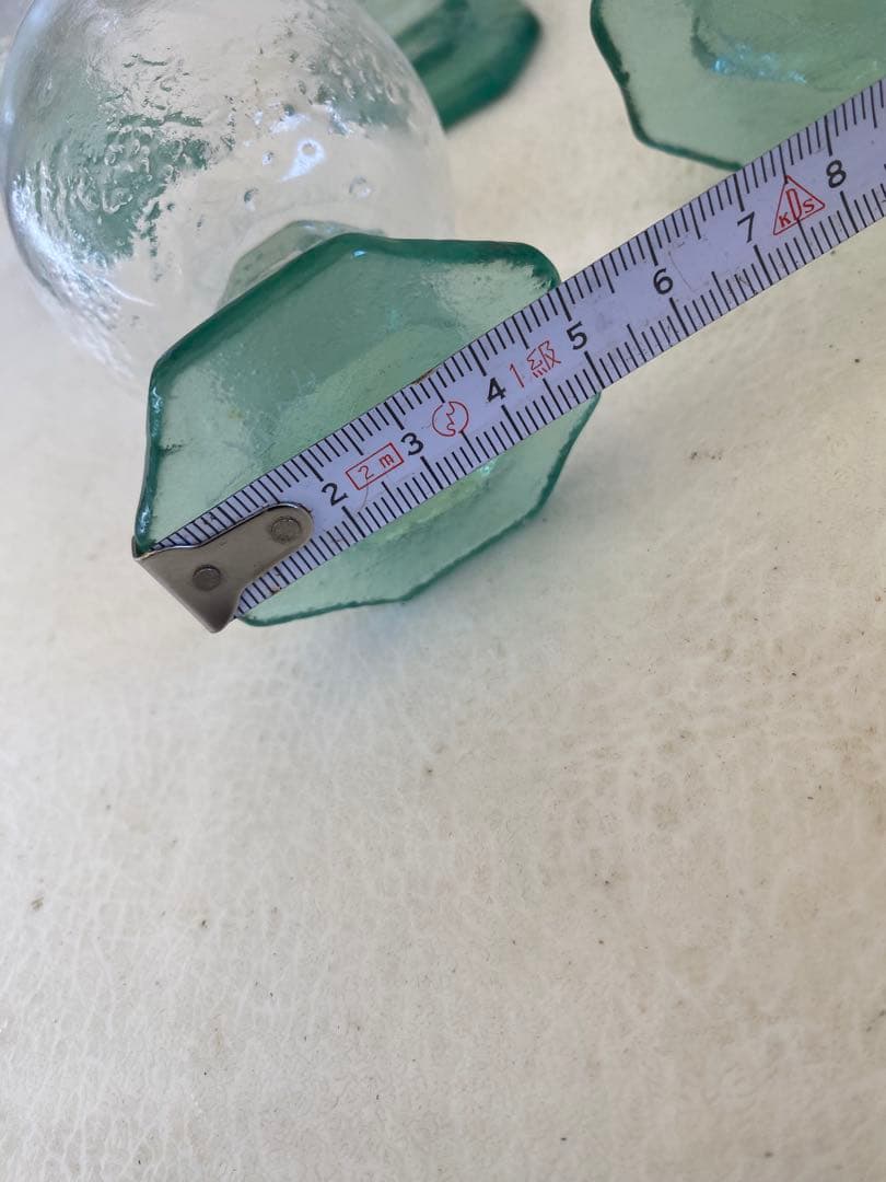 名和ショウ　グラス　5個　ガラス作家　ミニグラス　器　ハンドメイド　足付きグラス