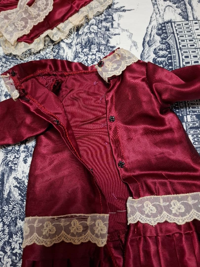 ビスクドール★ドレス☆ジュモー★フランス人形★ミニョネット★テディベア★