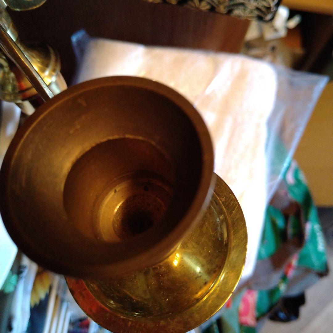 レトロ　アンティーク　パーティー　キャンドルスタンド　キャンドルホルダー　5本