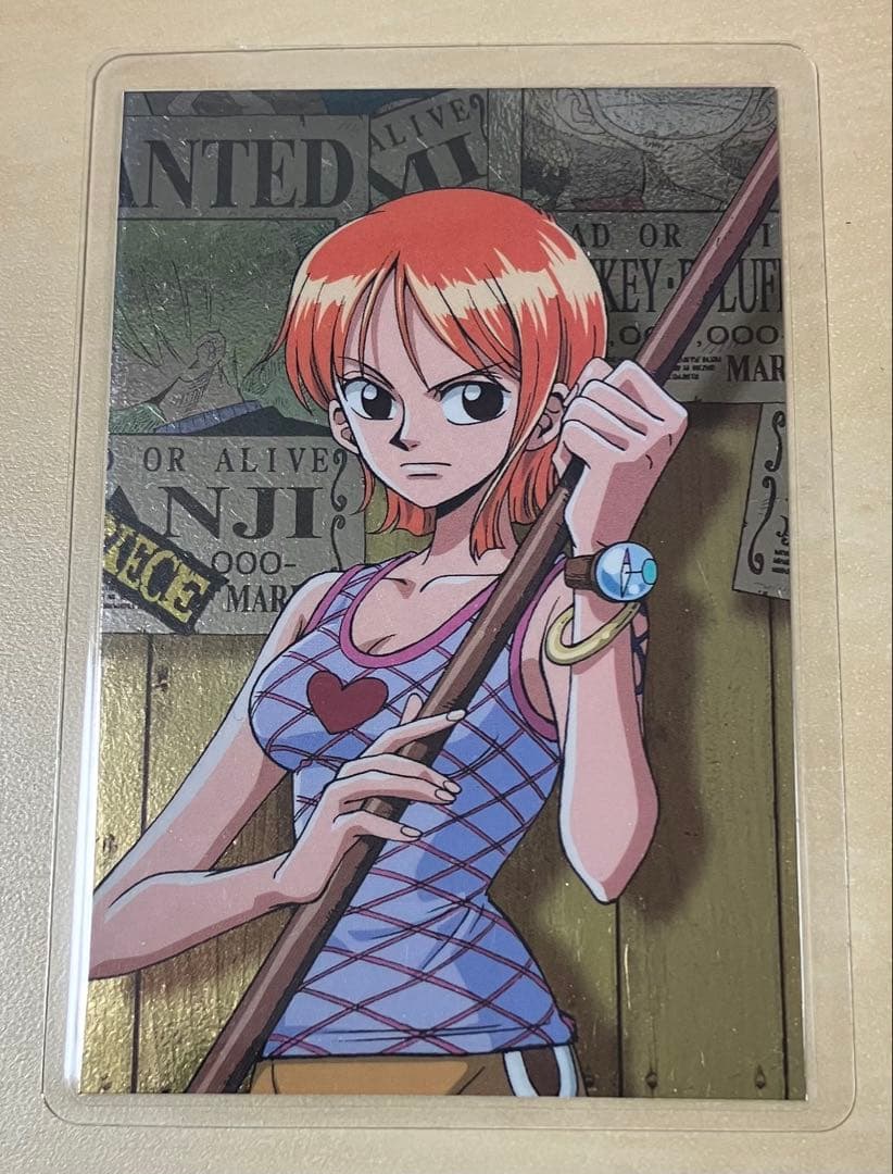超貴重 希少 ワンピース ONE PIECE ナミ ラミネートカード 4枚