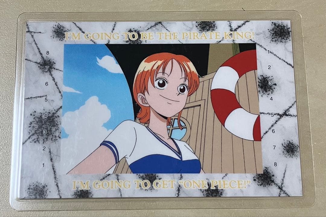 超貴重 希少 ワンピース ONE PIECE ナミ ラミネートカード 4枚