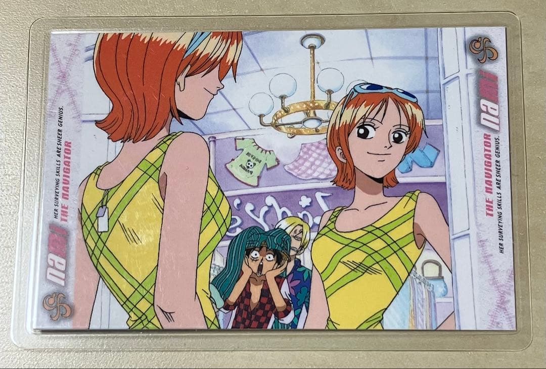 超貴重 希少 ワンピース ONE PIECE ナミ ラミネートカード 4枚