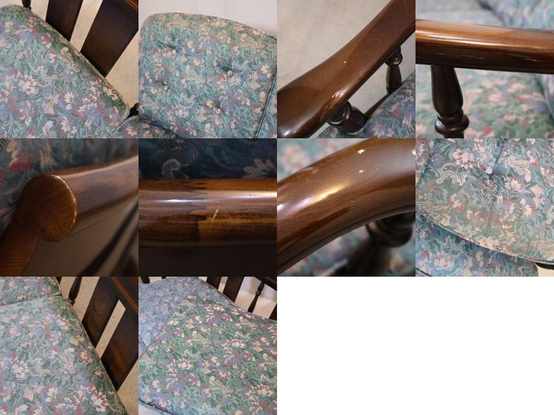 Karimoku カリモク COLONIAL コロニアル 3人掛椅子 WC67