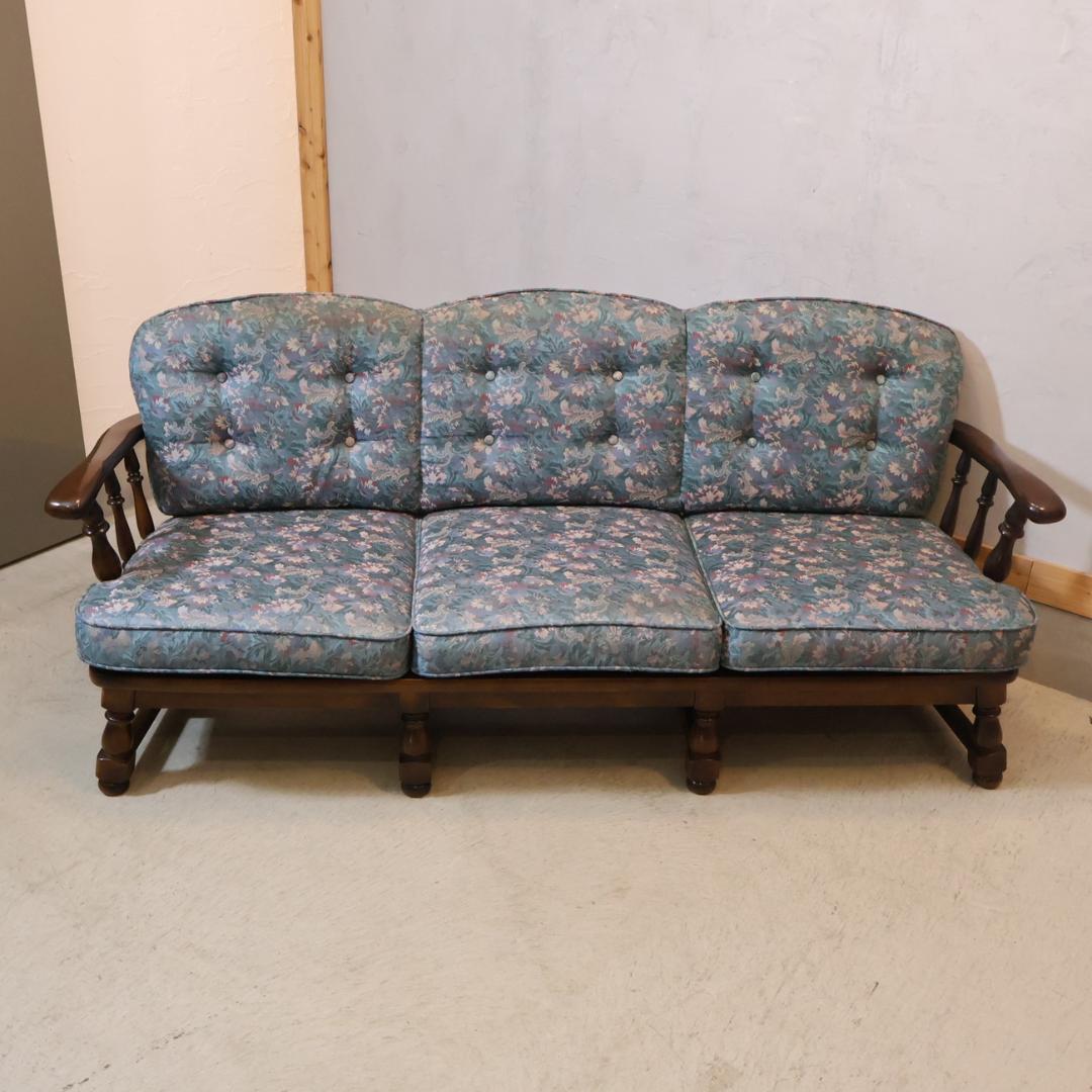 Karimoku カリモク COLONIAL コロニアル 3人掛椅子 WC67