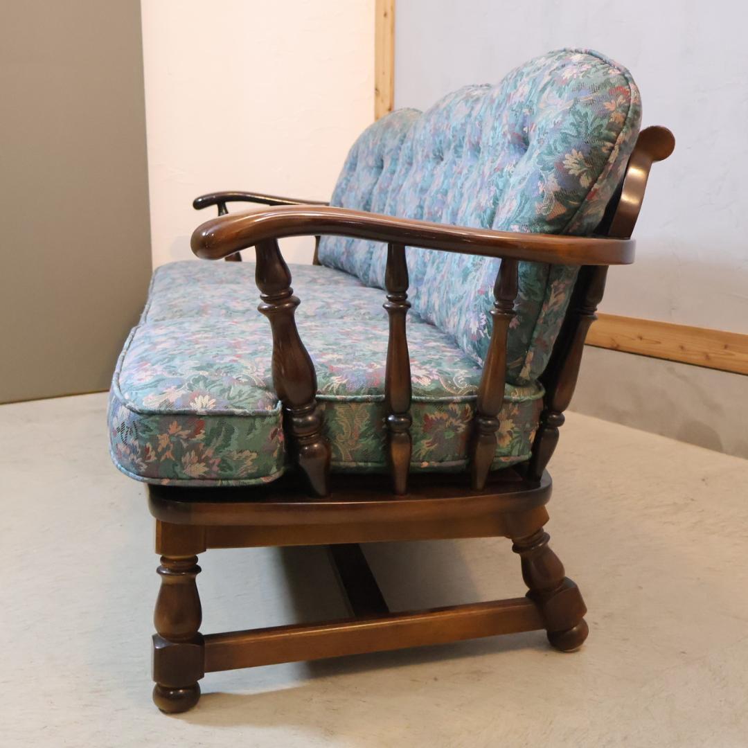 Karimoku カリモク COLONIAL コロニアル 3人掛椅子 WC67